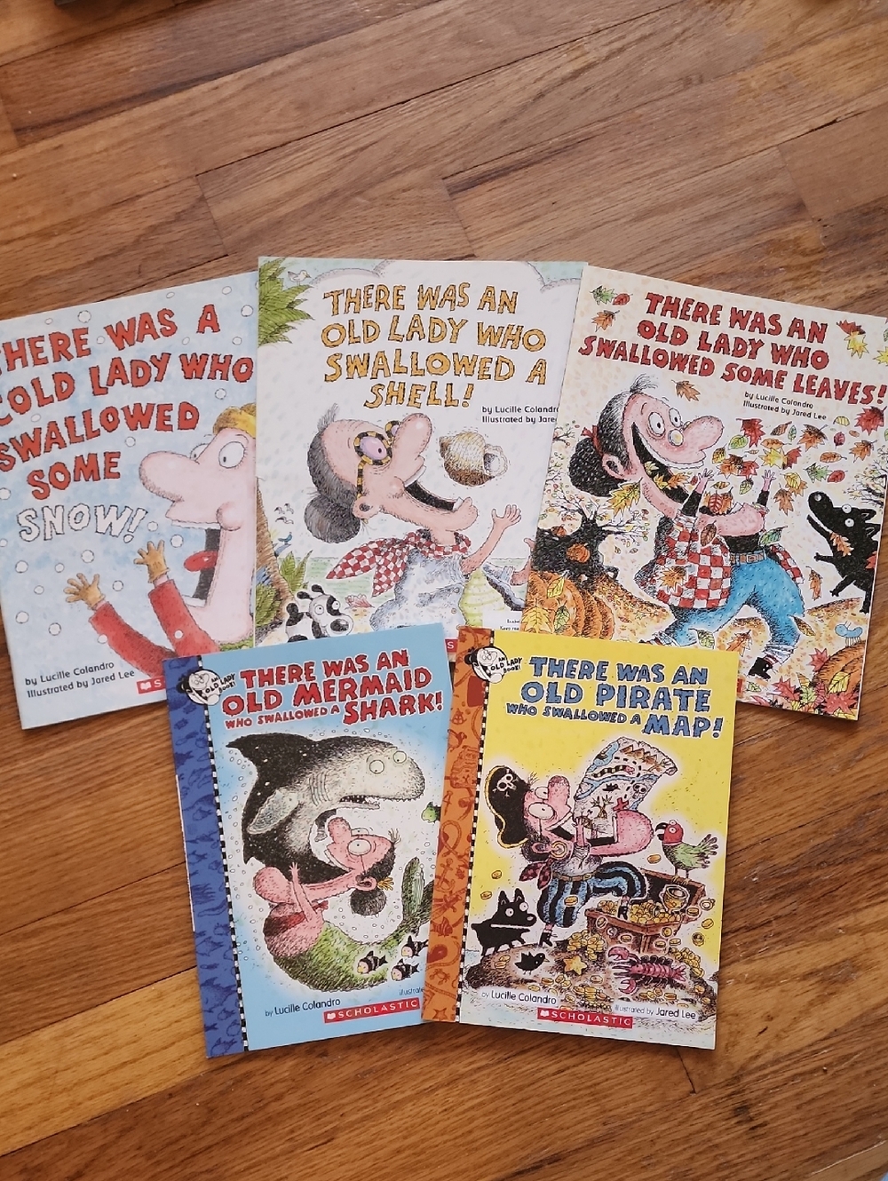 There Was An Old Lady Children's Book Lot